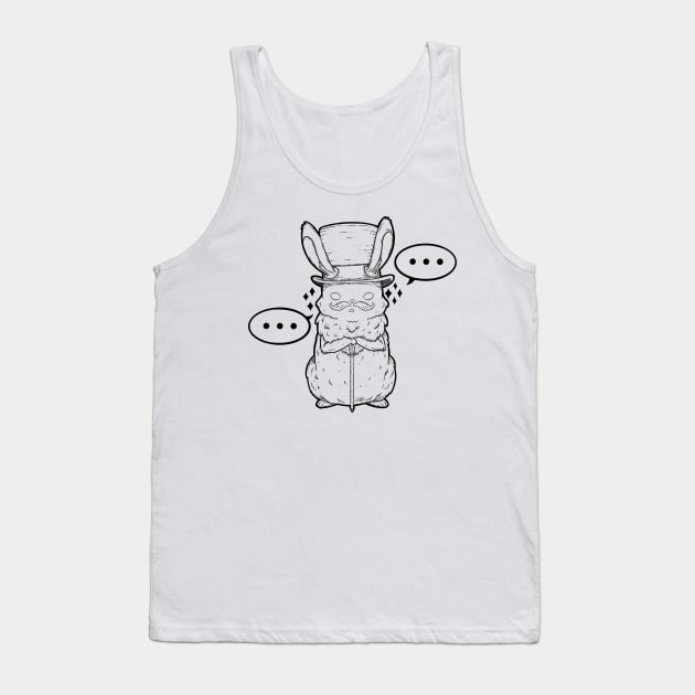 Top Hat Bunny Tank Top by zarya_kiqo